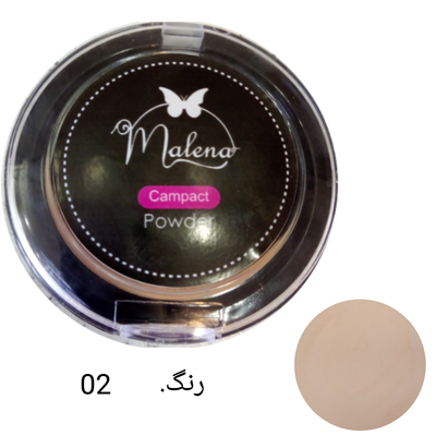 پنکیک سوپر استی مالنا دو کاره 02 malena SuperStay compact Powder